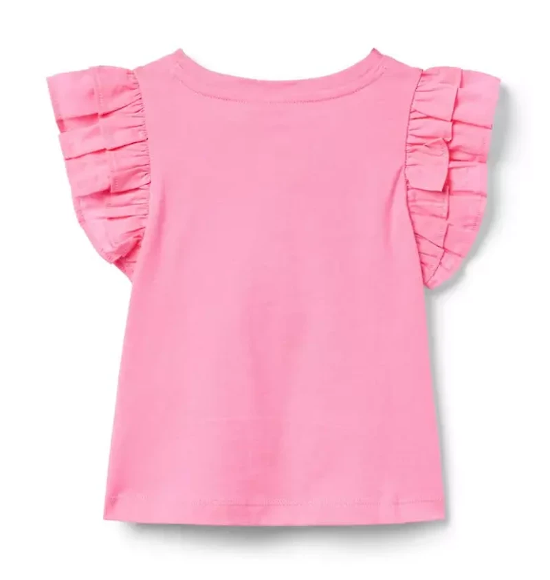 Ruffle Sleeve Top