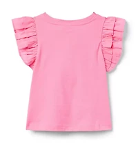 Ruffle Sleeve Top
