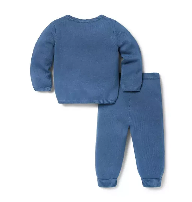 Baby Cable Knit Matching Set