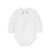 Peanuts Snoopy Collar Baby Bodysuit