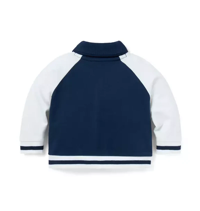 Baby Race Car Shawl Collar Cardigan