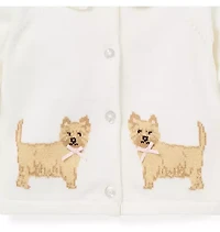 Baby Dog Ruffle Collar Cardigan