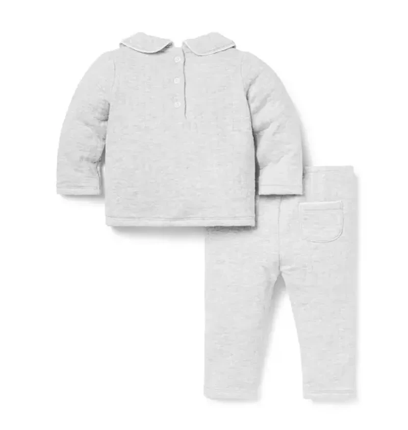 Baby Quilted Matching Set