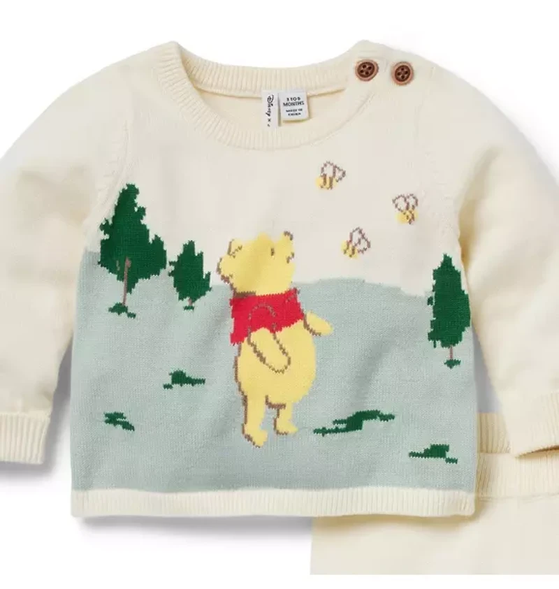 Disney Winnie The Pooh Baby Matching Sweater Set