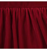 The Holiday Velvet Baby Dress