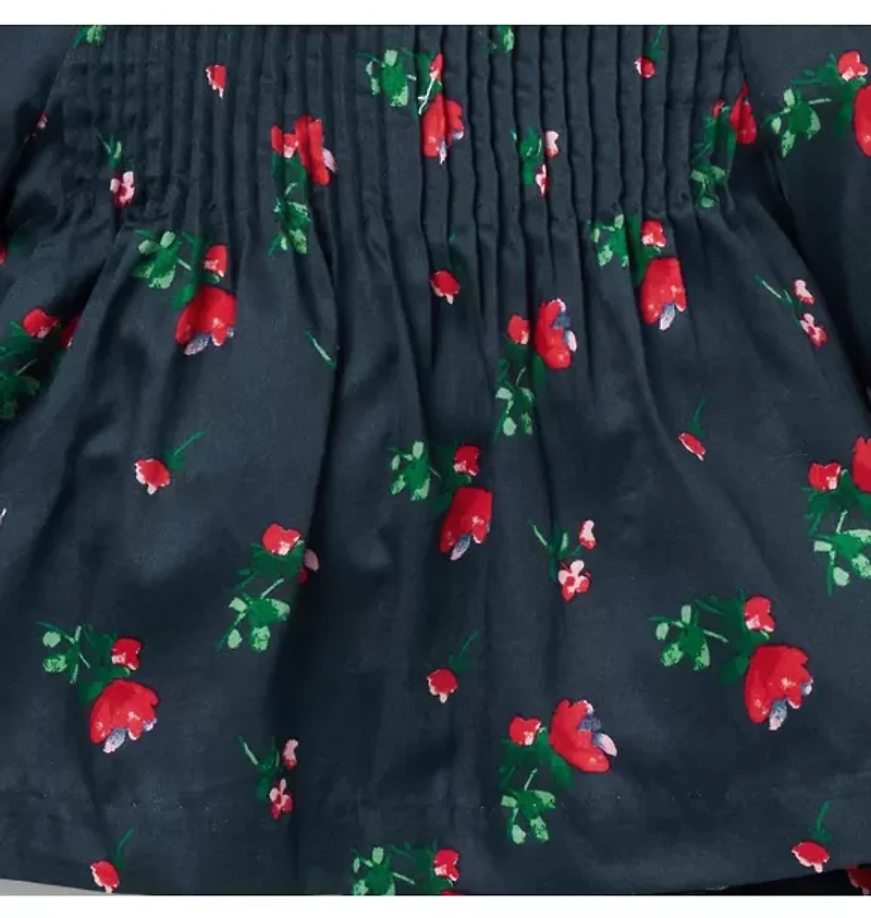 Baby Floral Pintuck Matching Set