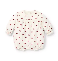 Baby Bow Corduroy Romper