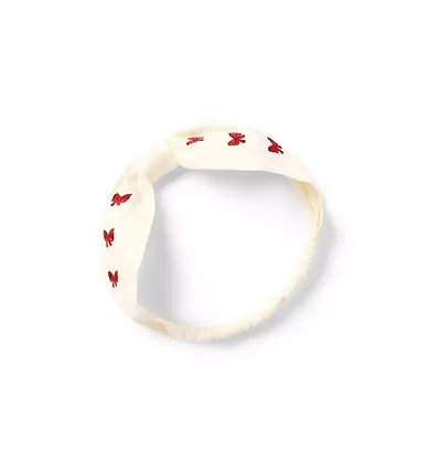 Baby Embroidered Corduroy Soft Headband