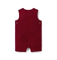 The Holiday Velvet Baby Romper