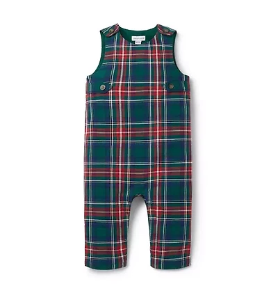 The Tartan Baby Overall