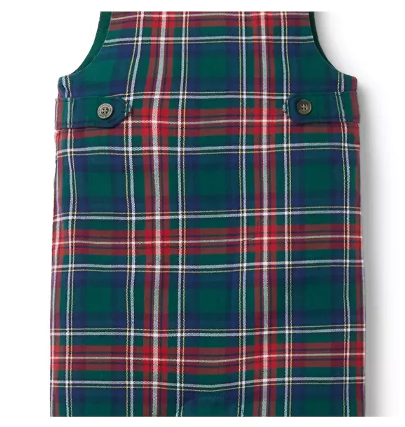 The Tartan Baby Overall