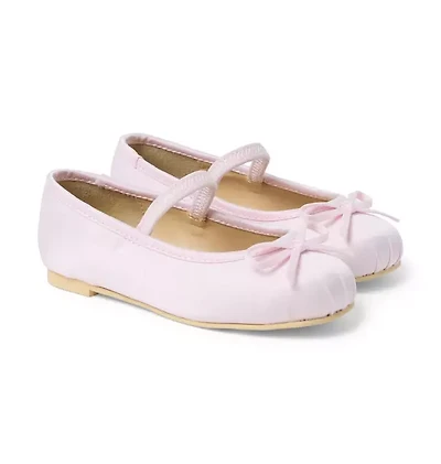 Satin Bow Ballet Flat
