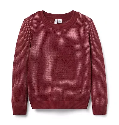 Birdseye Textured Sweater