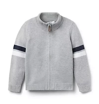 The Stripe Sweater Jacket