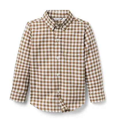 Gingham Flannel Shirt