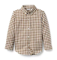 Gingham Flannel Shirt
