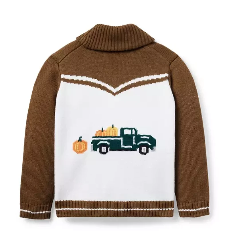 The Iconic Pumpkin Cardigan