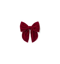 Velvet Bow Barrette