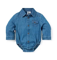 Baby Chambray Bodysuit
