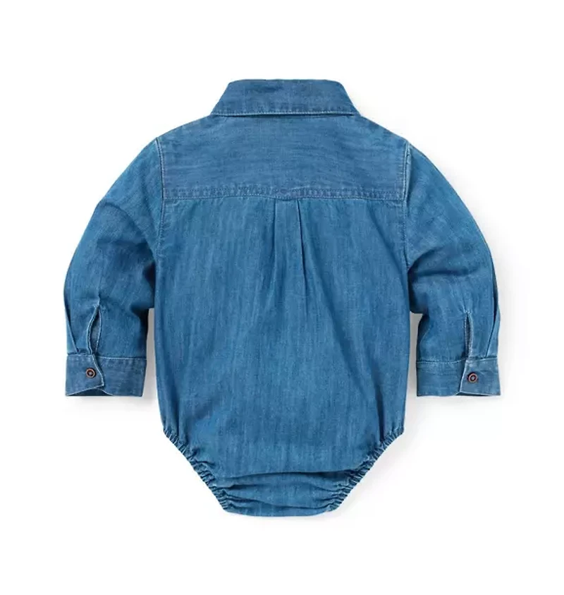 Baby Chambray Bodysuit