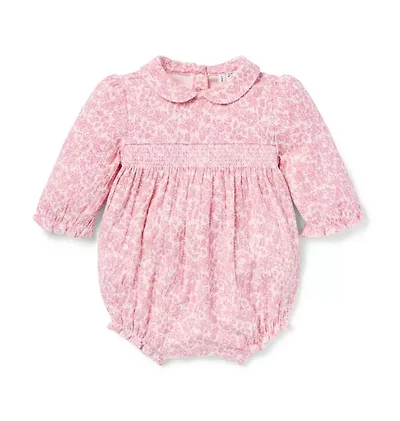 Baby Ditsy Floral Smocked Romper