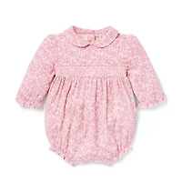 Baby Ditsy Floral Smocked Romper