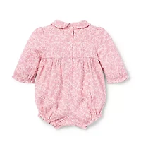 Baby Ditsy Floral Smocked Romper