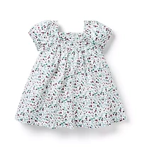 Baby Ditsy Floral Puff Sleeve Dress