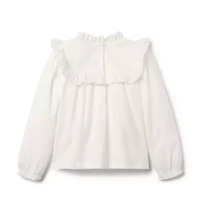 Ruffle Trim Top