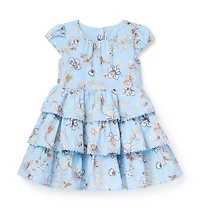 Floral Tiered Ruffle Dress