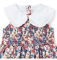 The Fall Floral Smocked Dress