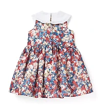 The Fall Floral Smocked Dress