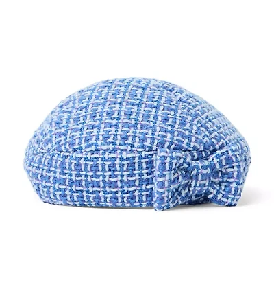 Tweed Bow Beret