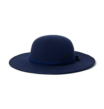 Wide-Brim Felt Hat
