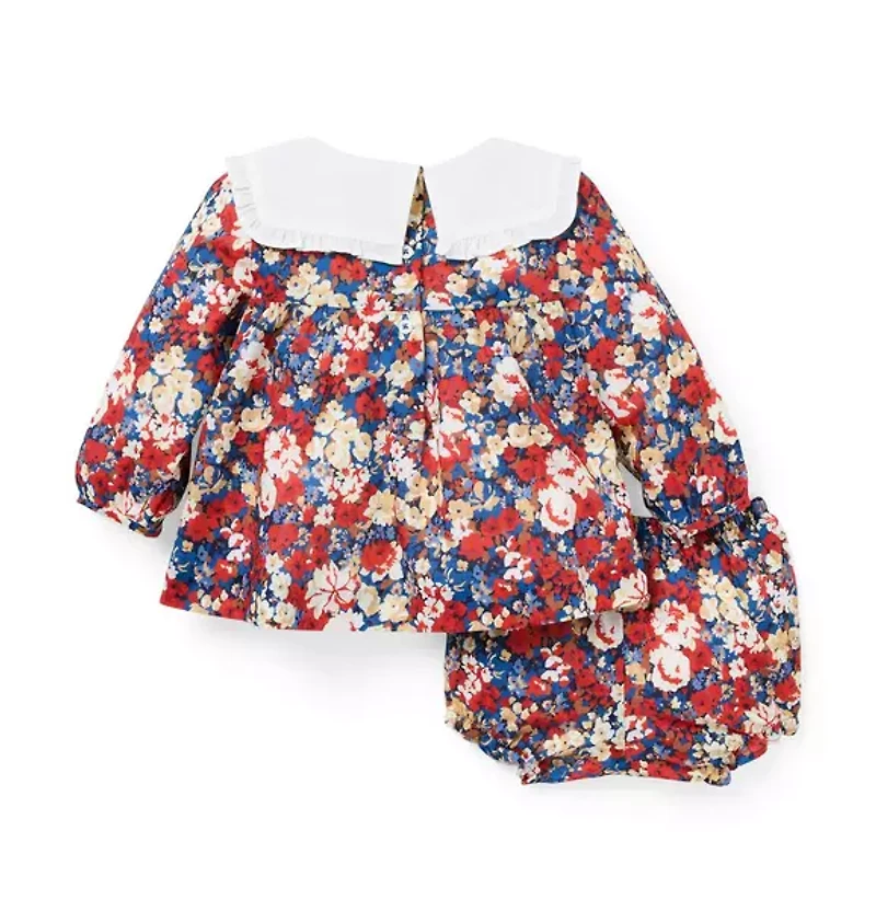 The Fall Floral Matching Baby Set