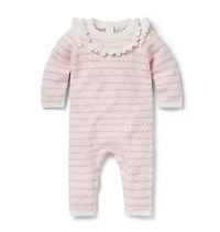 Baby Striped Ruffle One-Piece