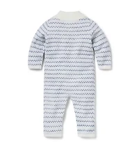 Baby Striped Knit One-Piece