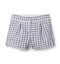 Houndstooth Tweed Short