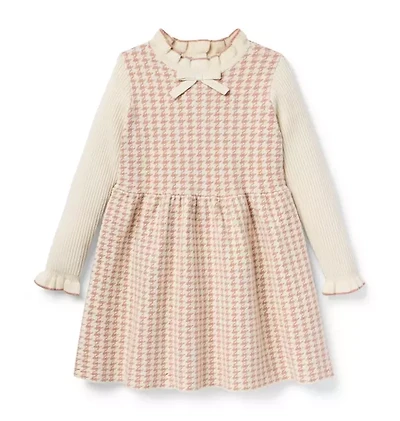 The Houndstooth Sweater Dress