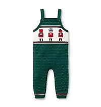 Baby Nutcracker Sweater Overall
