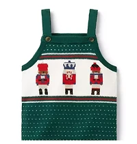 Baby Nutcracker Sweater Overall