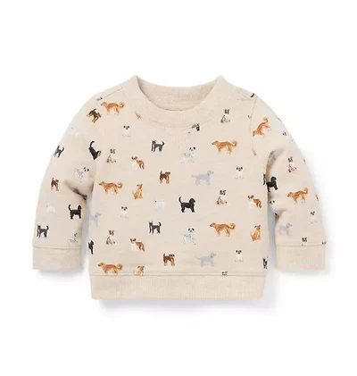 Baby Dog French Terry Sweatshirt