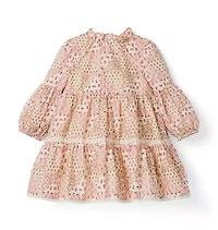 Patchwork  Floral Tiered Dress