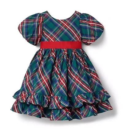 The Bow-Tied Tartan Dress