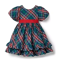 The Bow-Tied Tartan Dress