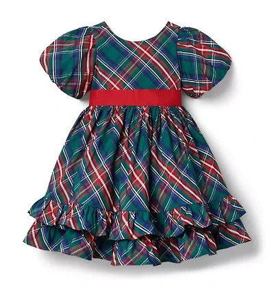 The Bow-Tied Tartan Dress