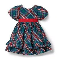 The Bow-Tied Tartan Dress