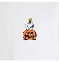 Peanuts Snoopy Pumpkin Embroidered  Tee