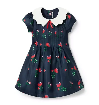 The Pintuck Floral Dress