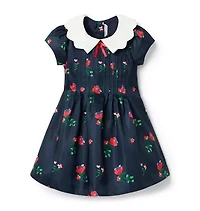 The Pintuck Floral Dress